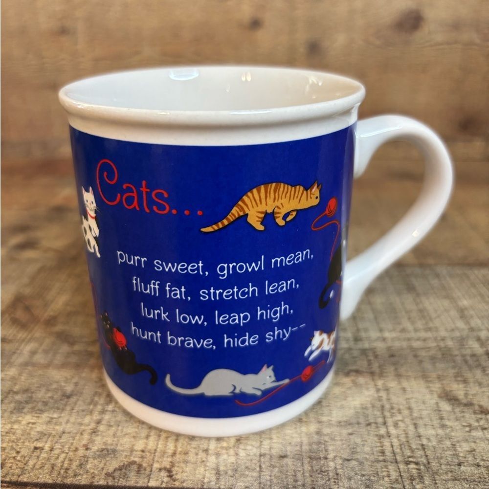 Vintage 1987 Cats Kittens Hallmark Mug Mates Coffee Tea Mug Gift 3.5”x3” EUC